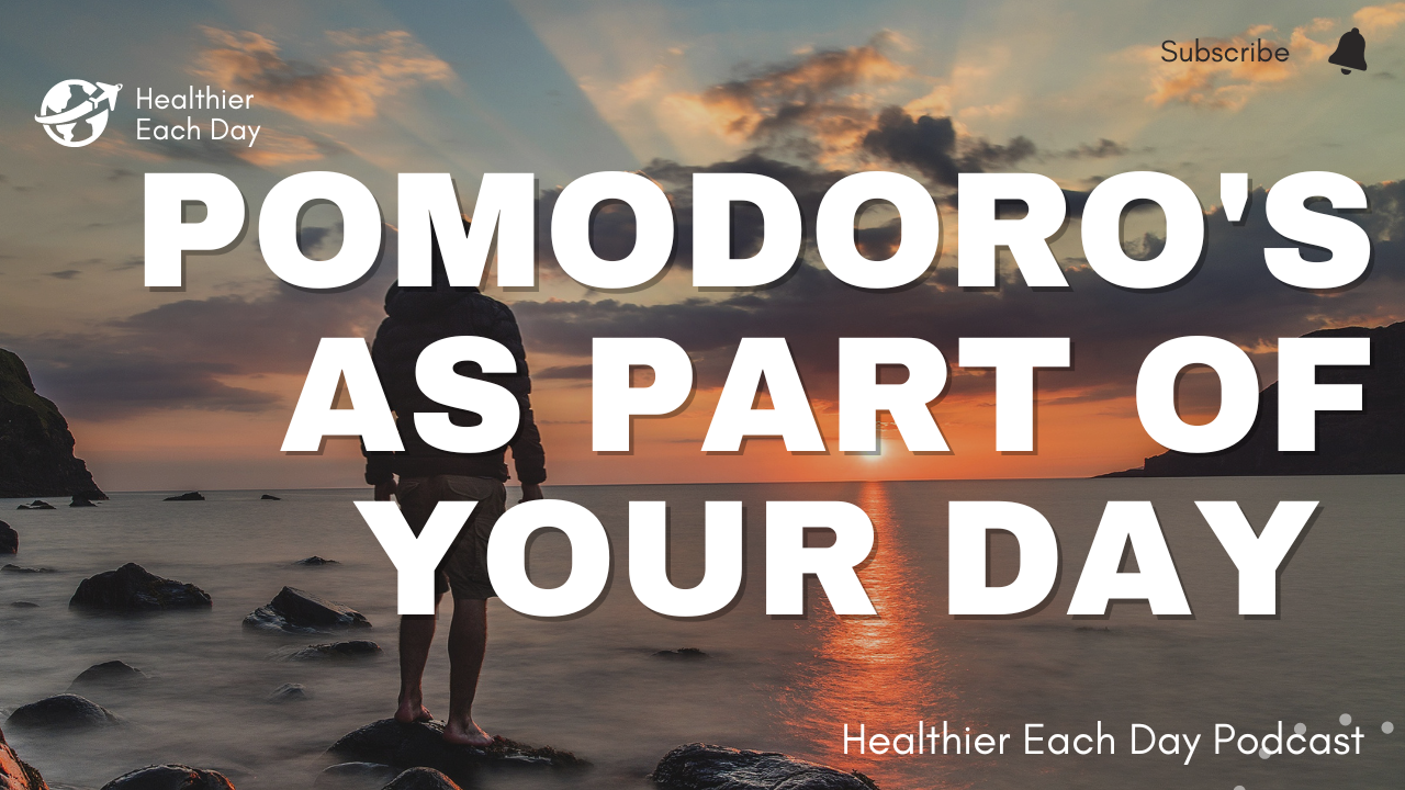 Use Pomodoro’s as part of your day | Healthier Each Day 017